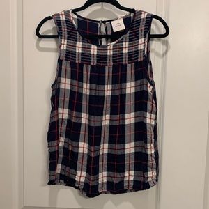 Plaid Tank Top